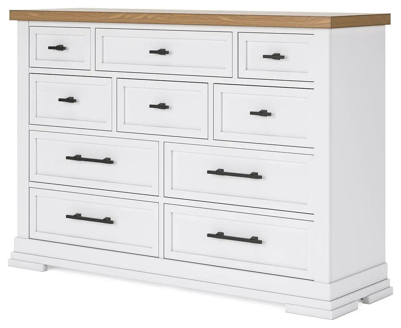 Ashbryn - Dresser - White / Natural by Unique Piece Furniture