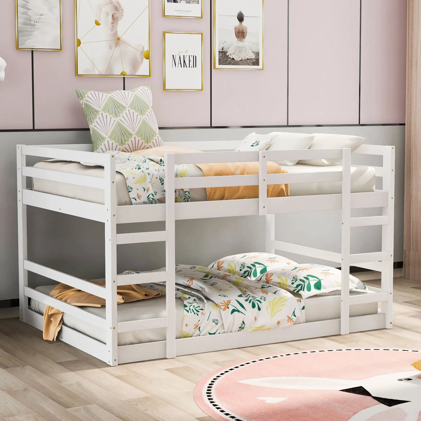 Solid Construction, Bunk Bed With Ladder by Unique Piece Furniture