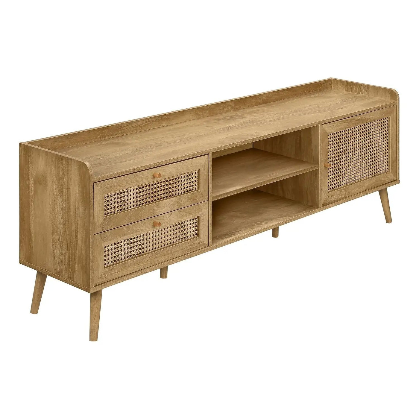 TV Stand, Console, Media Entertainment Center, Storage Cabinet, Transitional by Unique Piece Furniture