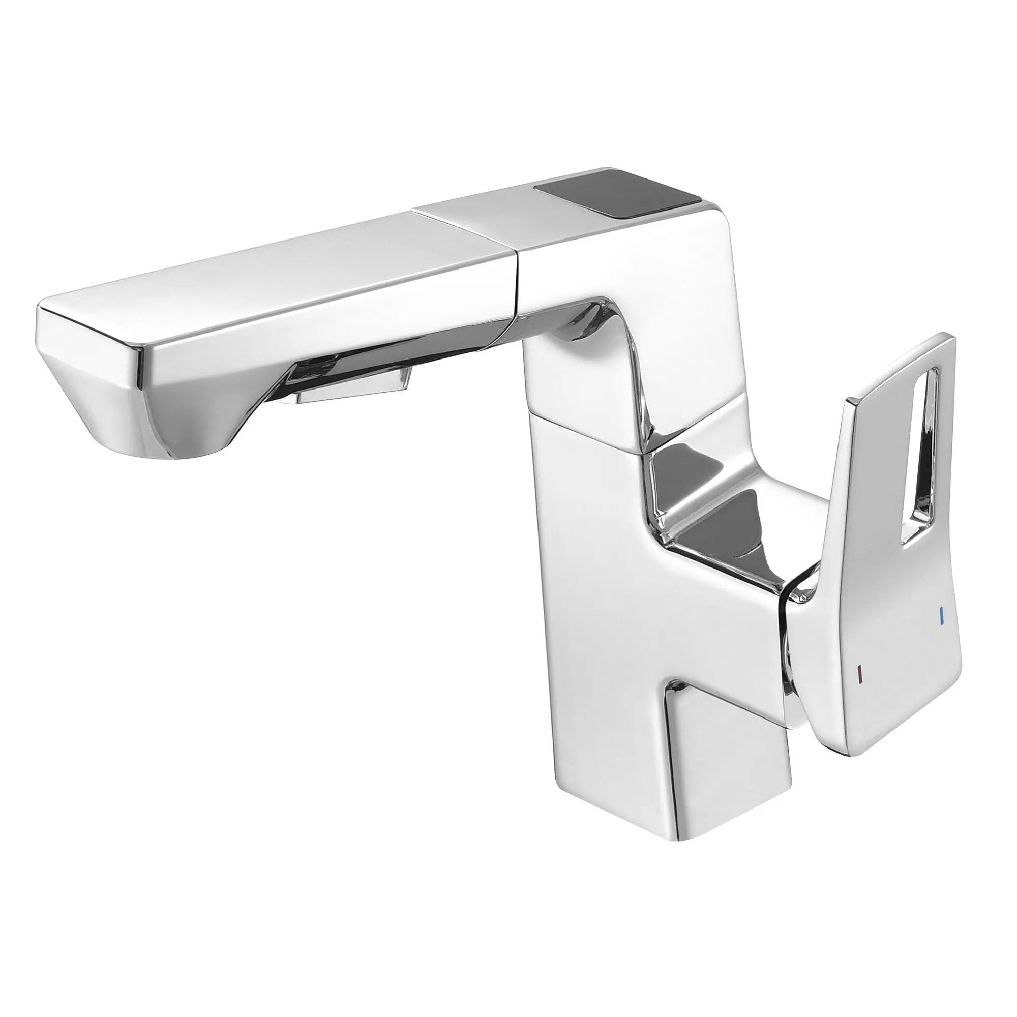 Modern Smart LED Bathroom Faucet With Temperature Digital Display And Pull Down Sprayer by HouseOfZazla