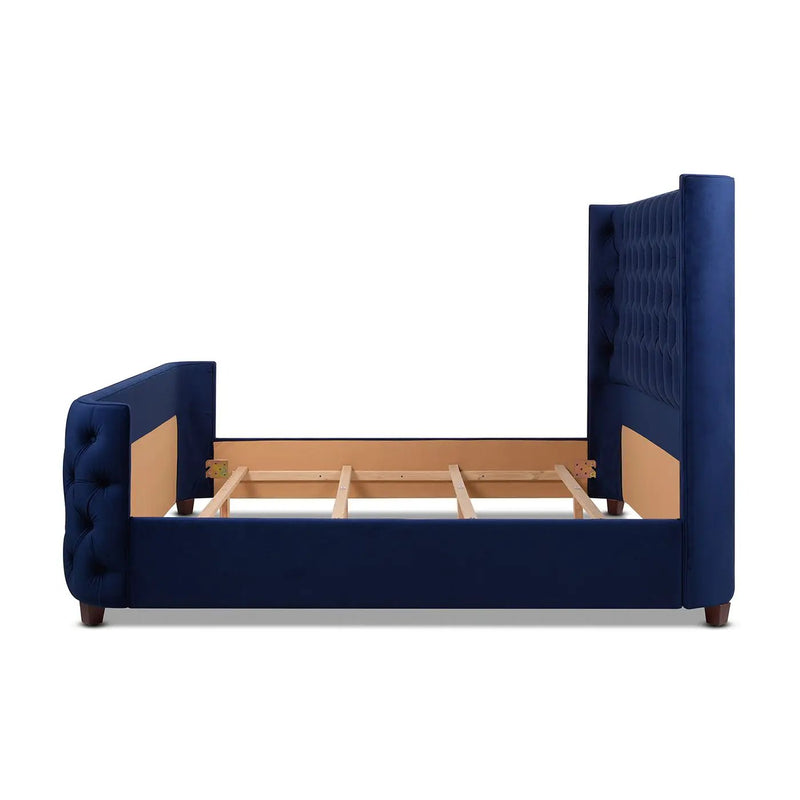 Brooklyn - Tufted Panel Bed Headboard And Footboard Set by HouseOfZazla