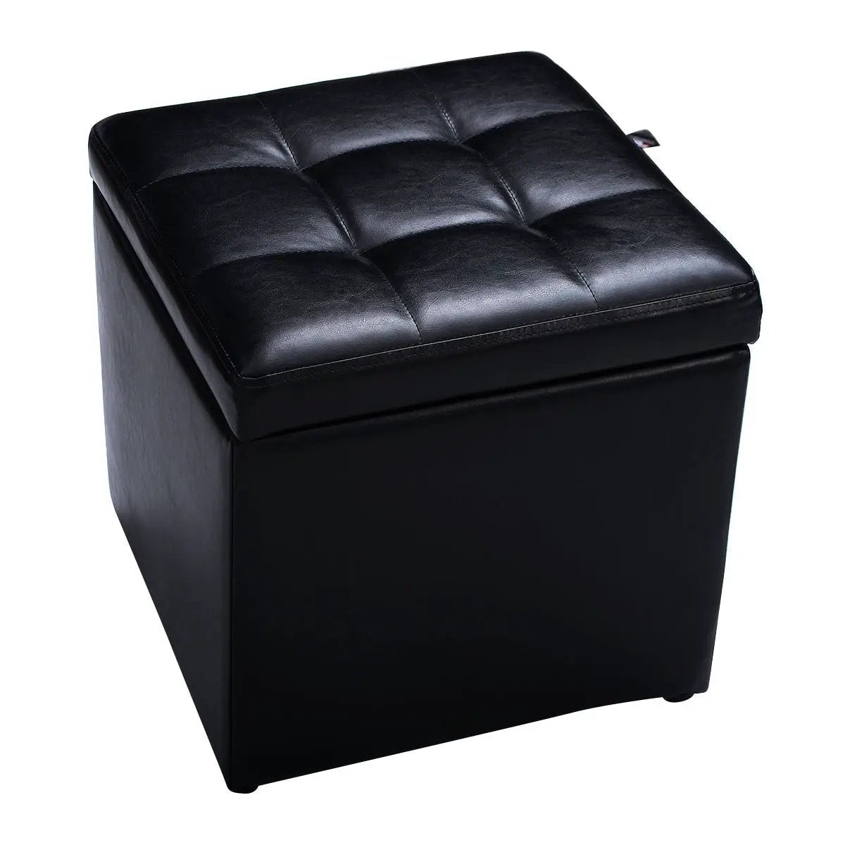 Foldable Cube Ottoman Pouffe Storage Seat, photo 5 of 16