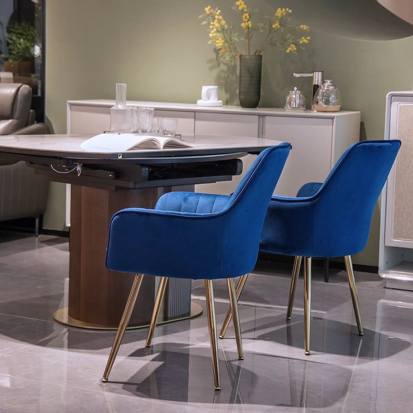 Modern Mid Back Dining Chairs by HouseOfZazla