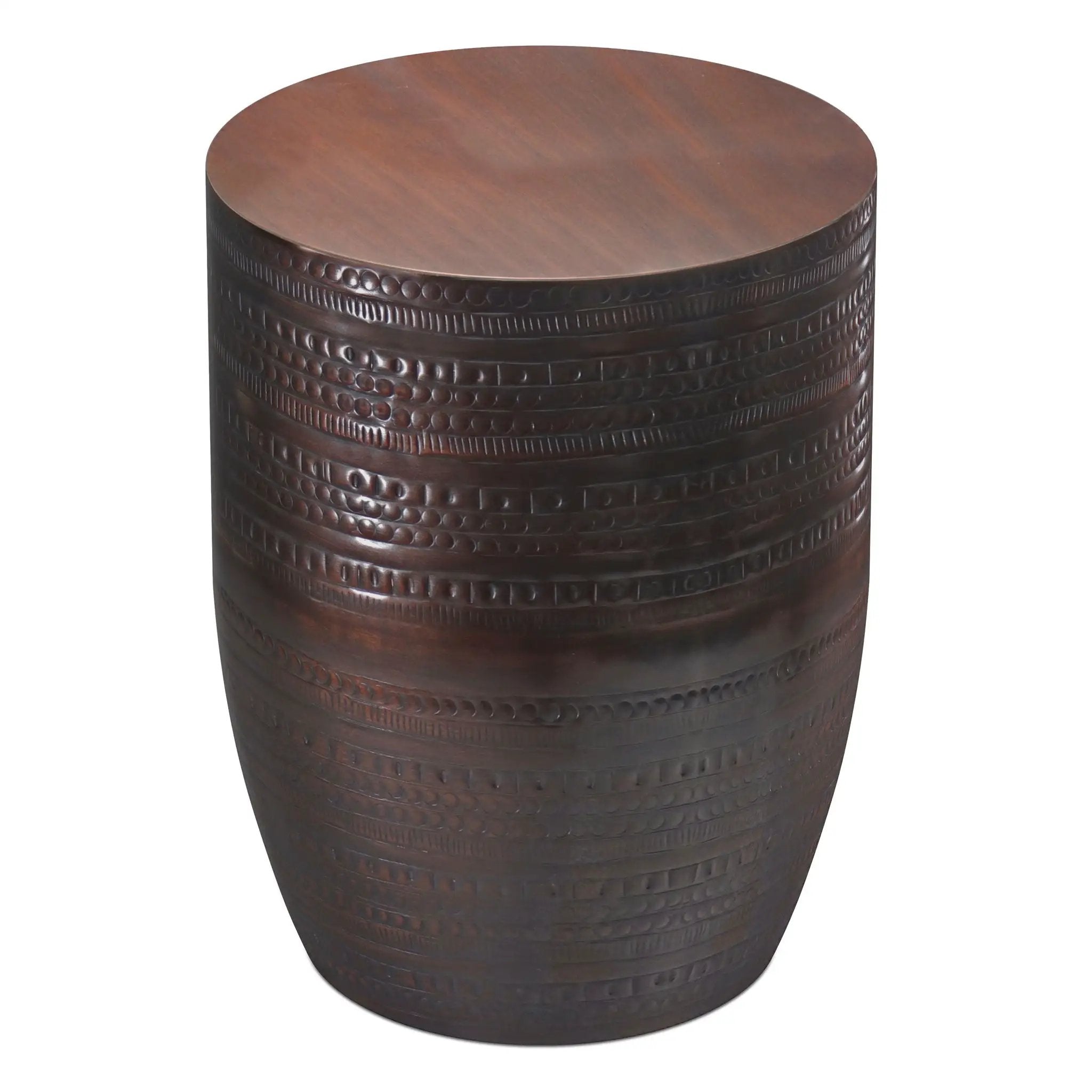 Johnsen - Handcrafted Large Metal Accent Table by Unique Piece Furniture