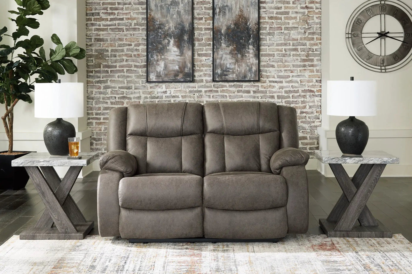 First Base - Reclining Living Room Set by Unique Piece Furniture