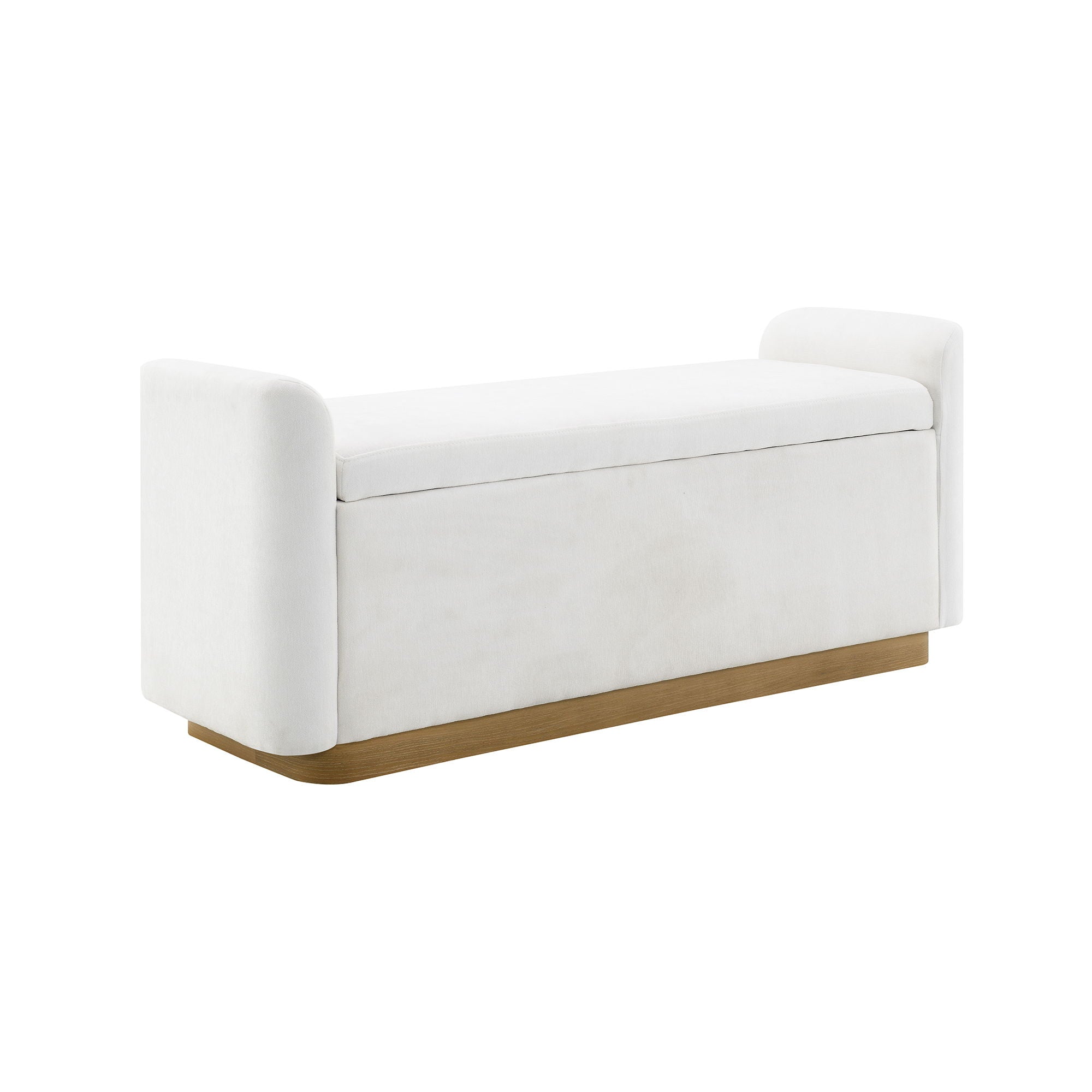 Upholstered Storage Bench With Safety Hinge by HouseOfZazla