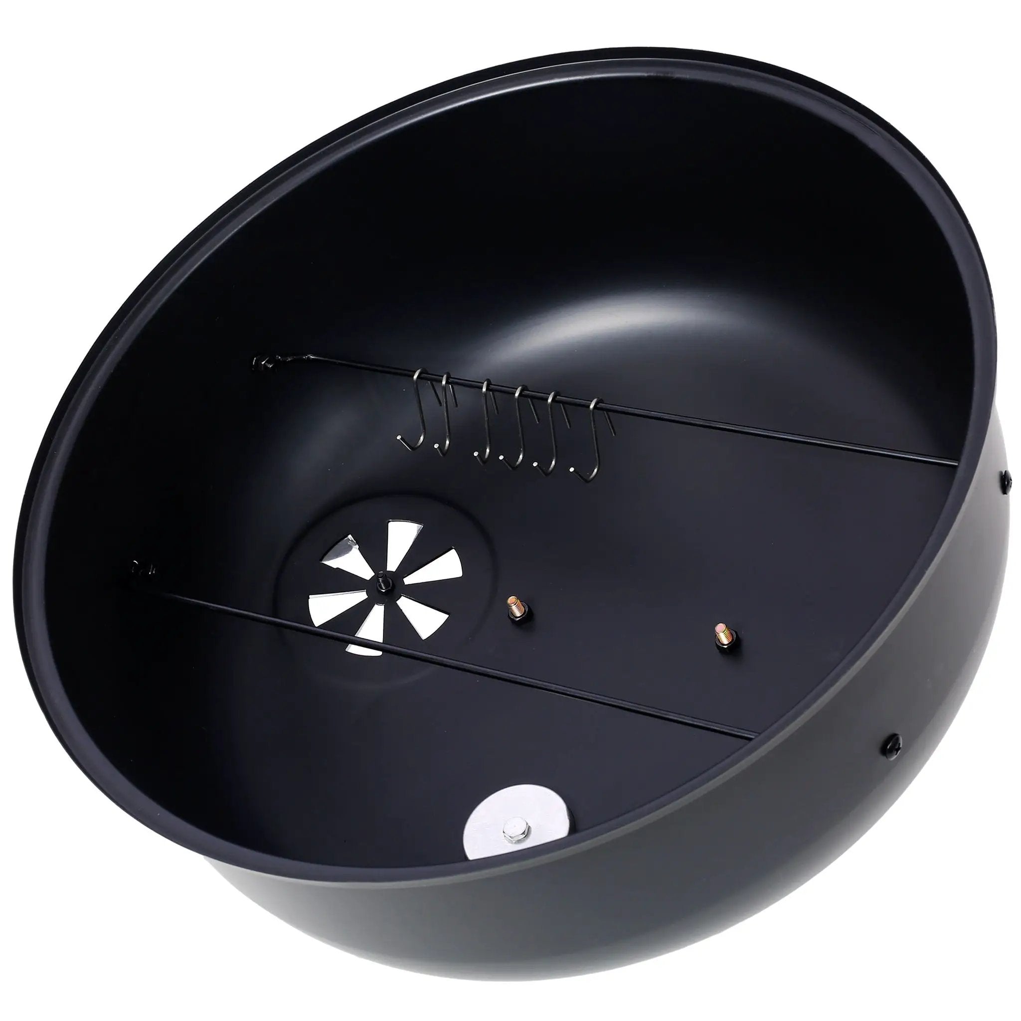 Portable Charcoal Smoker Grill For Outdoor Cooking - Black by HouseOfZazla