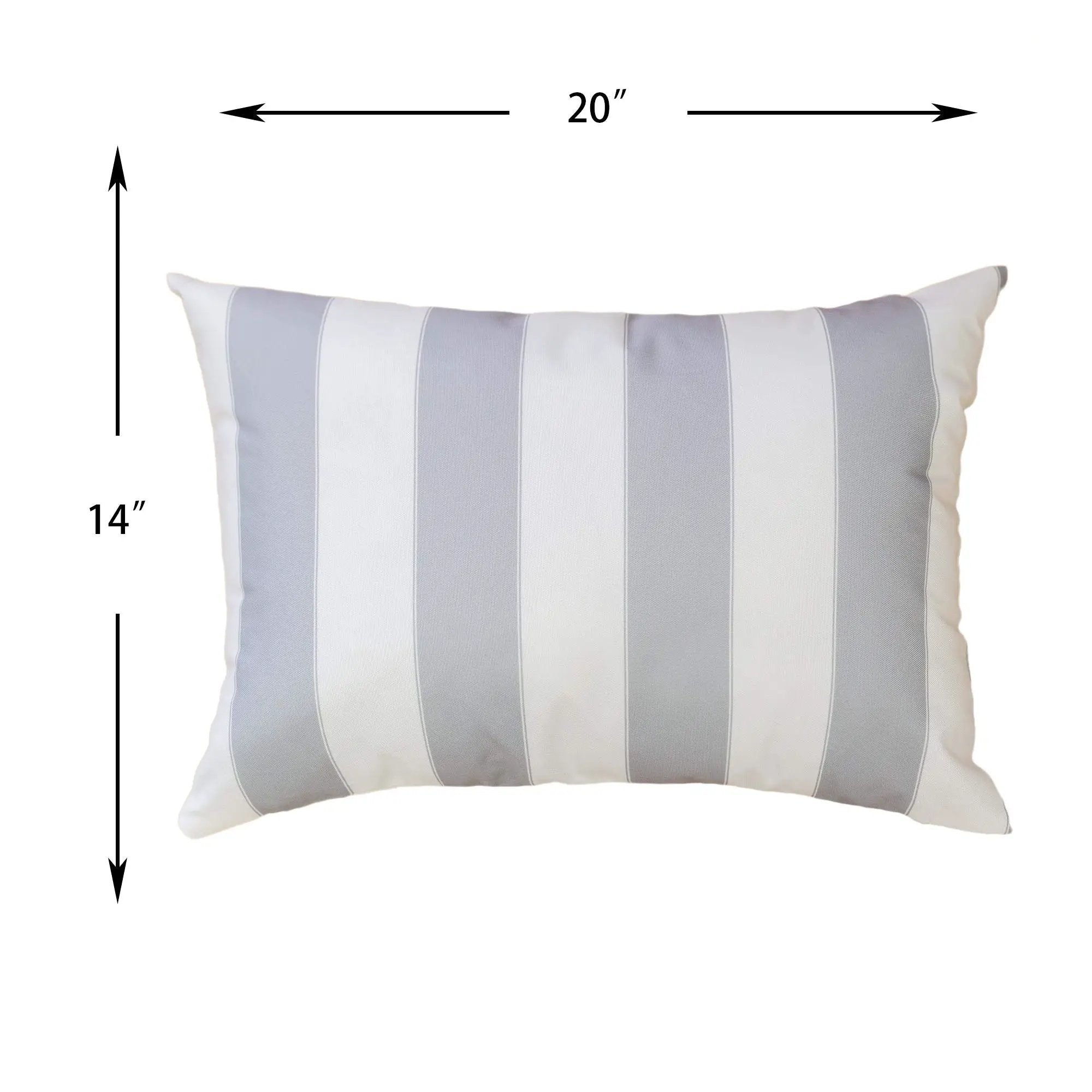 Horizon Stripe Pillow Outdoor & Indoor by Unique Piece Furniture