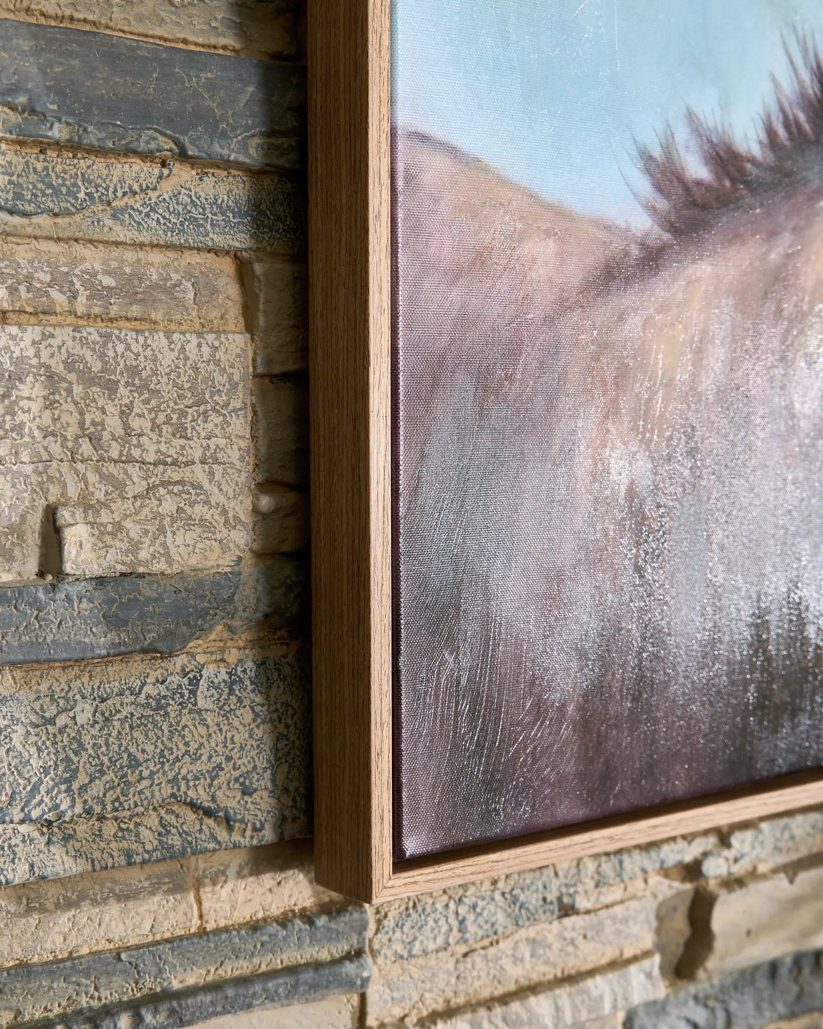 Landerton - Wall Art - Brown / Blue / White by Unique Piece Furniture