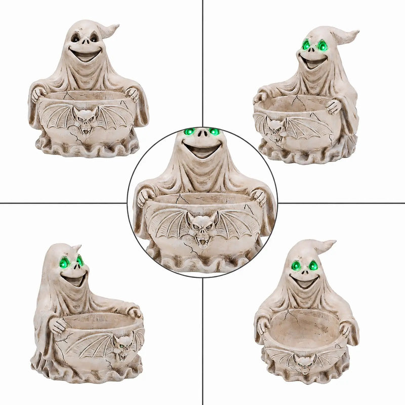 Halloween Ghost Storage Bowl Figurine by HouseOfZazla