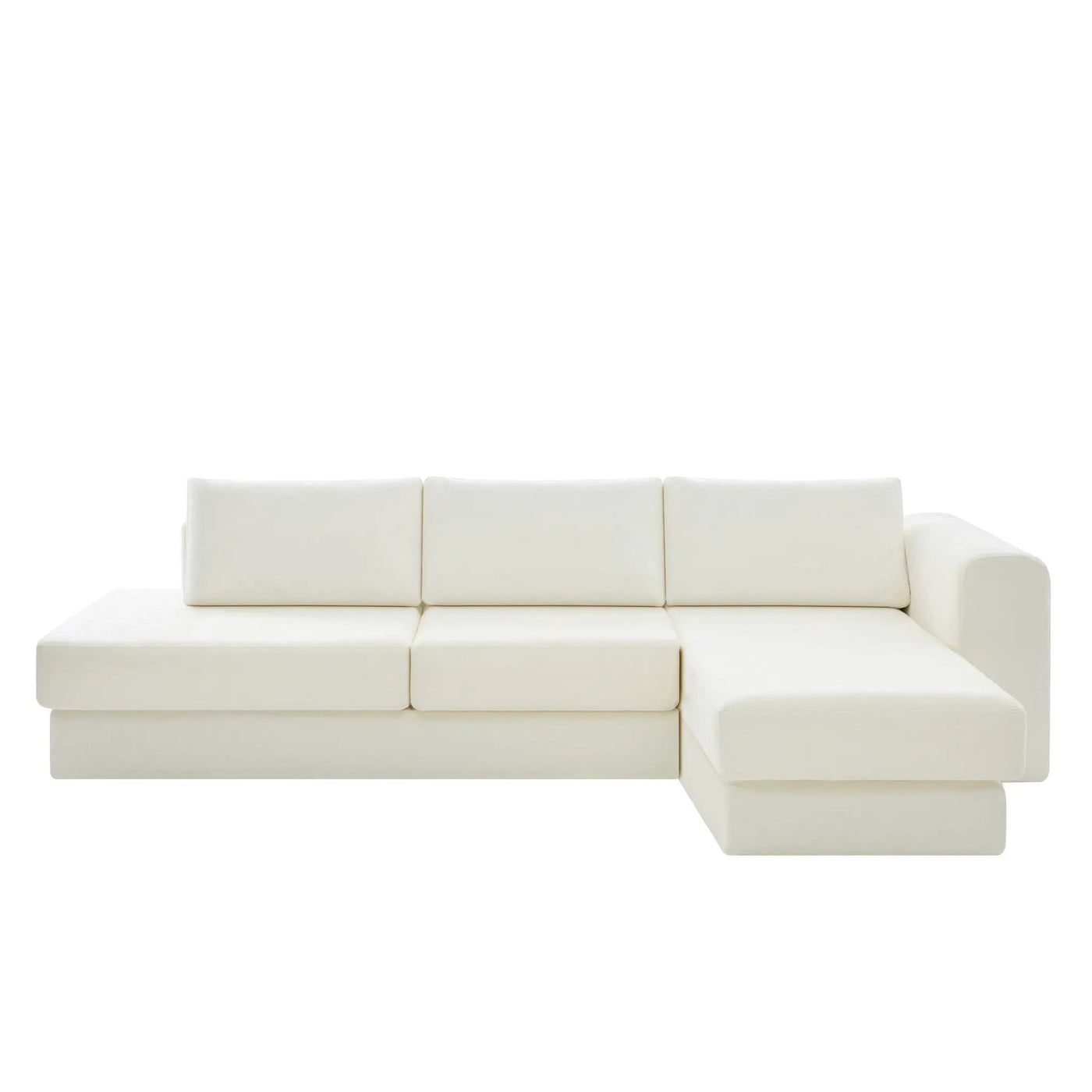 L-Shaped Modular Sofa With Double Layer Cushion by HouseOfZazla