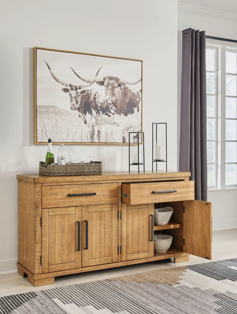Havonplane - Dining Room Server - Brown by Unique Piece Furniture