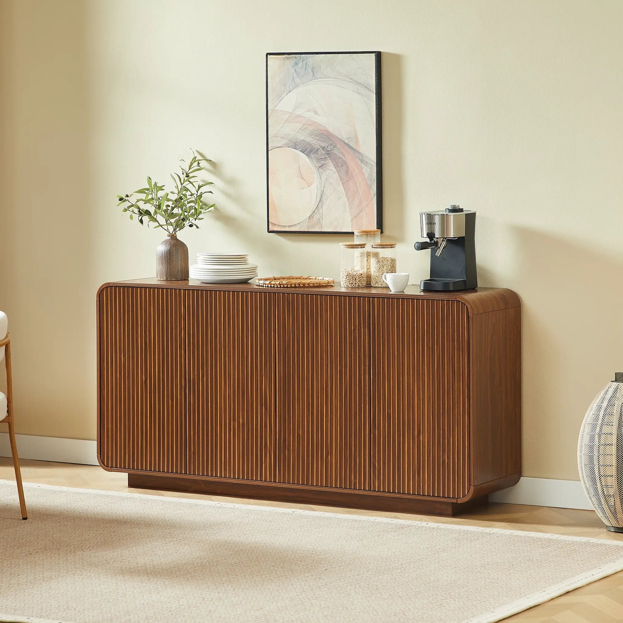 64" Buffet Sideboard Cabinet with Storage by HouseOfZazla