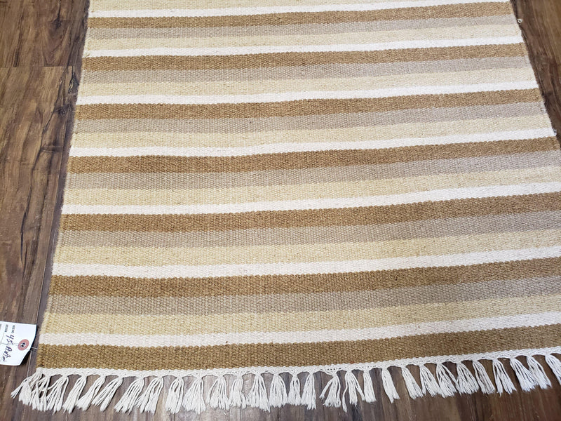 Striped Runner Rug, Flatweave Runner Rug, Hallway Runner, 15 ft Carpet Runner for Hall, Earth Tone Colors, Handmade Hand Woven Farmhouse Rug by Jewel Rugs