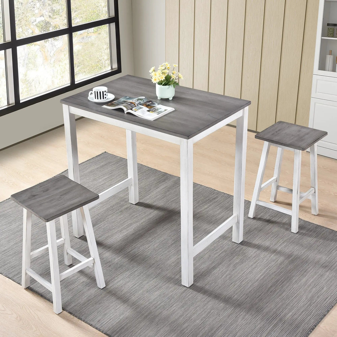 3 Pieces Counter Height Set by Unique Piece Furniture