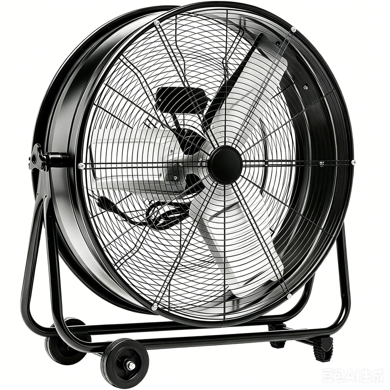 24 Inch Heavy Duty Metal Industrial Drum Fan by HouseOfZazla