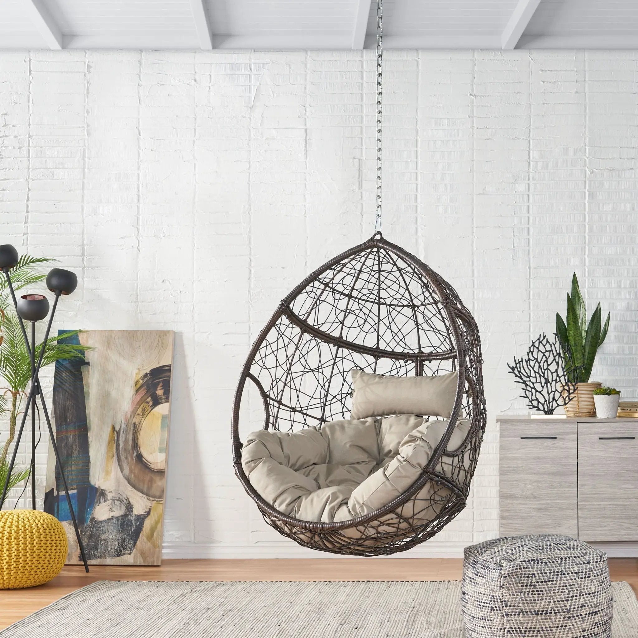 Teardrop Hanging Chair With 8Ft Chain by HouseOfZazla