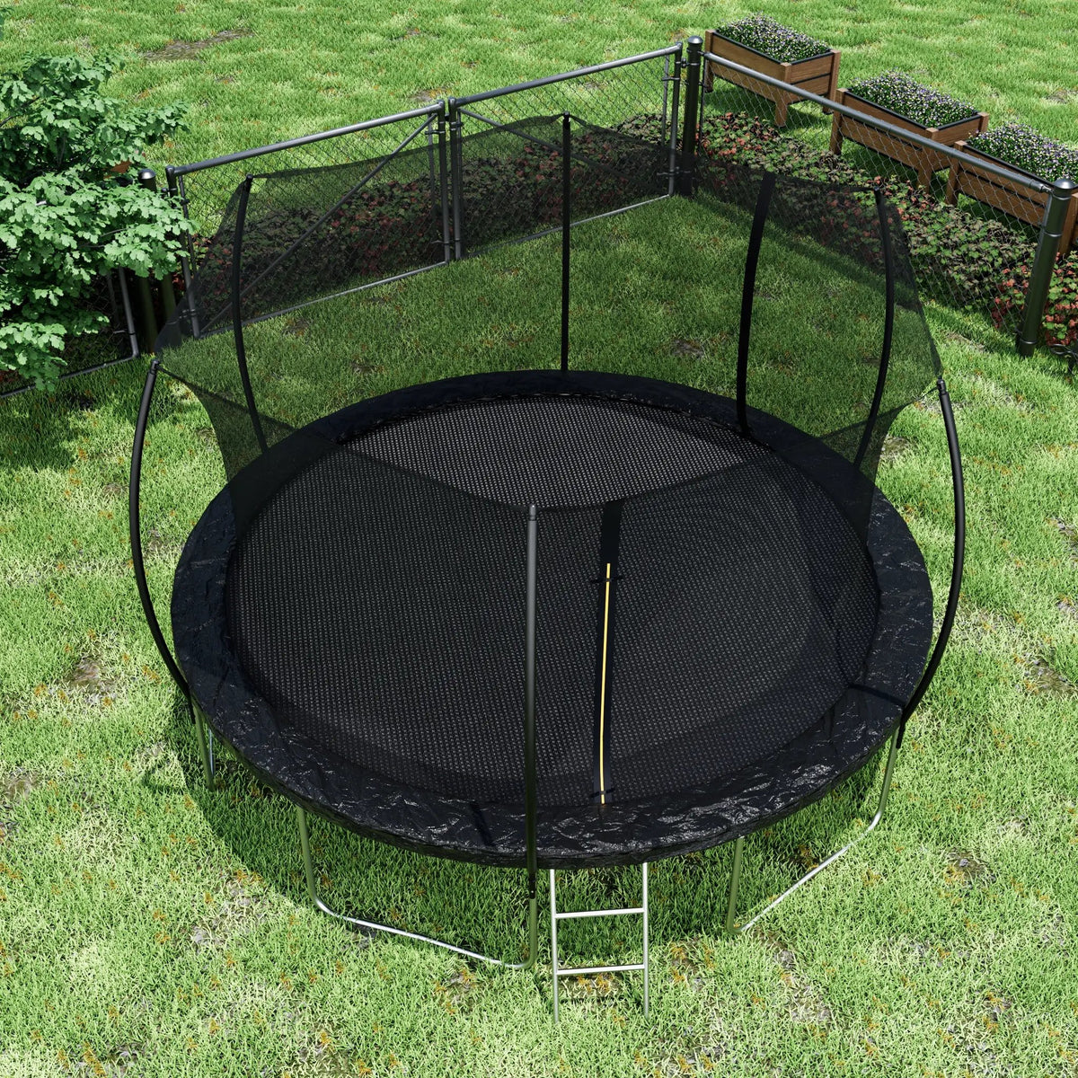 14FT Trampoline with Enclosure by HouseOfZazla