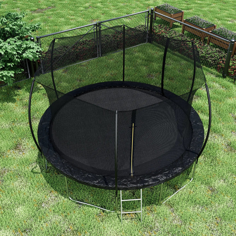14FT Trampoline with Enclosure by HouseOfZazla