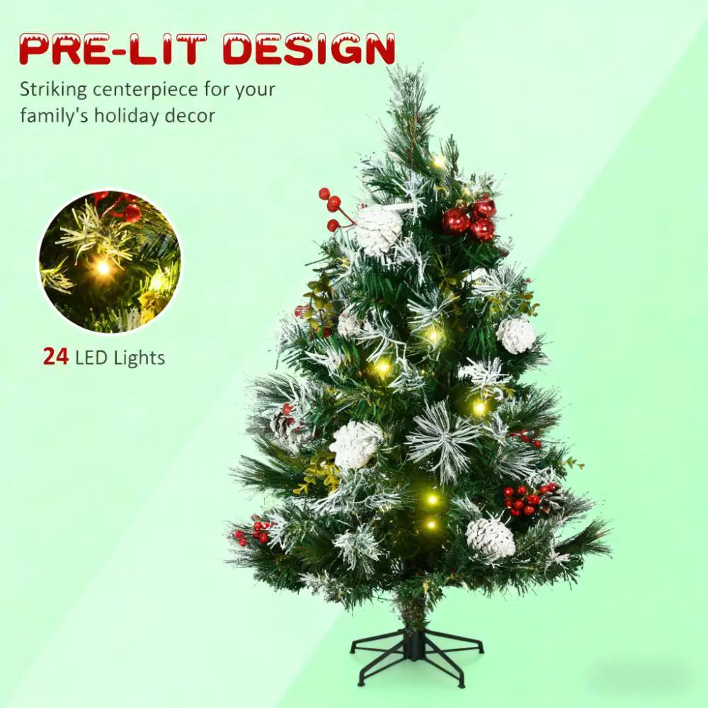 Artificial Christmas Tree, Festive Outdoor Christmas Porch Decor Set by HouseOfZazla