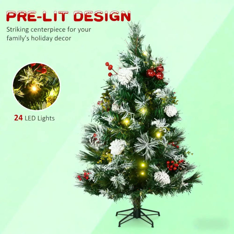 Artificial Christmas Tree, Festive Outdoor Christmas Porch Decor Set by HouseOfZazla