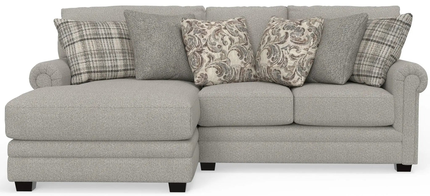 Livingston - Sectional With Comfort Coil Seating And Accent Pillows Included by Unique Piece Furniture