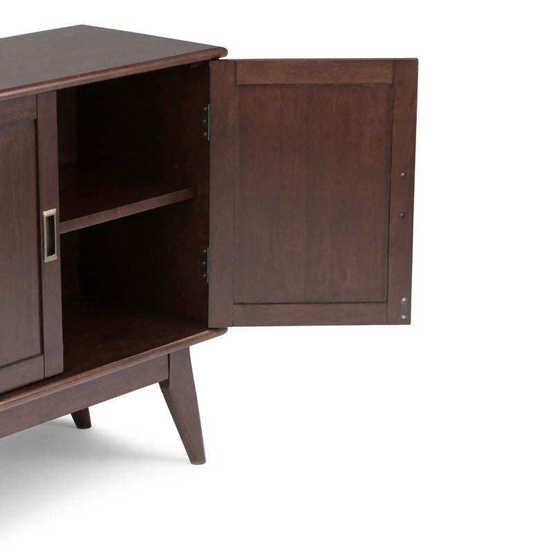 Draper - Low Storage Cabinet - Medium Auburn Brown by HouseOfZazla