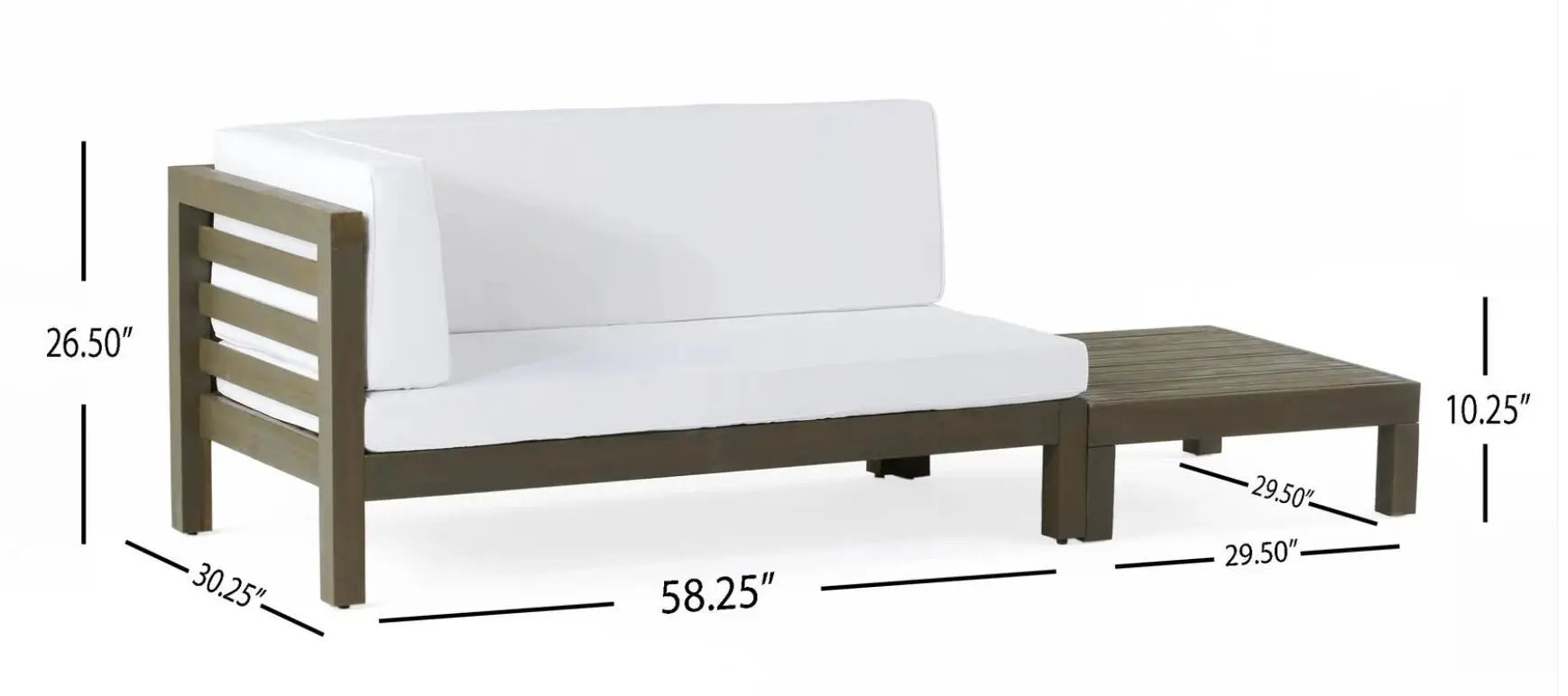 Oana Corner Bench And Coffee Table by HouseOfZazla