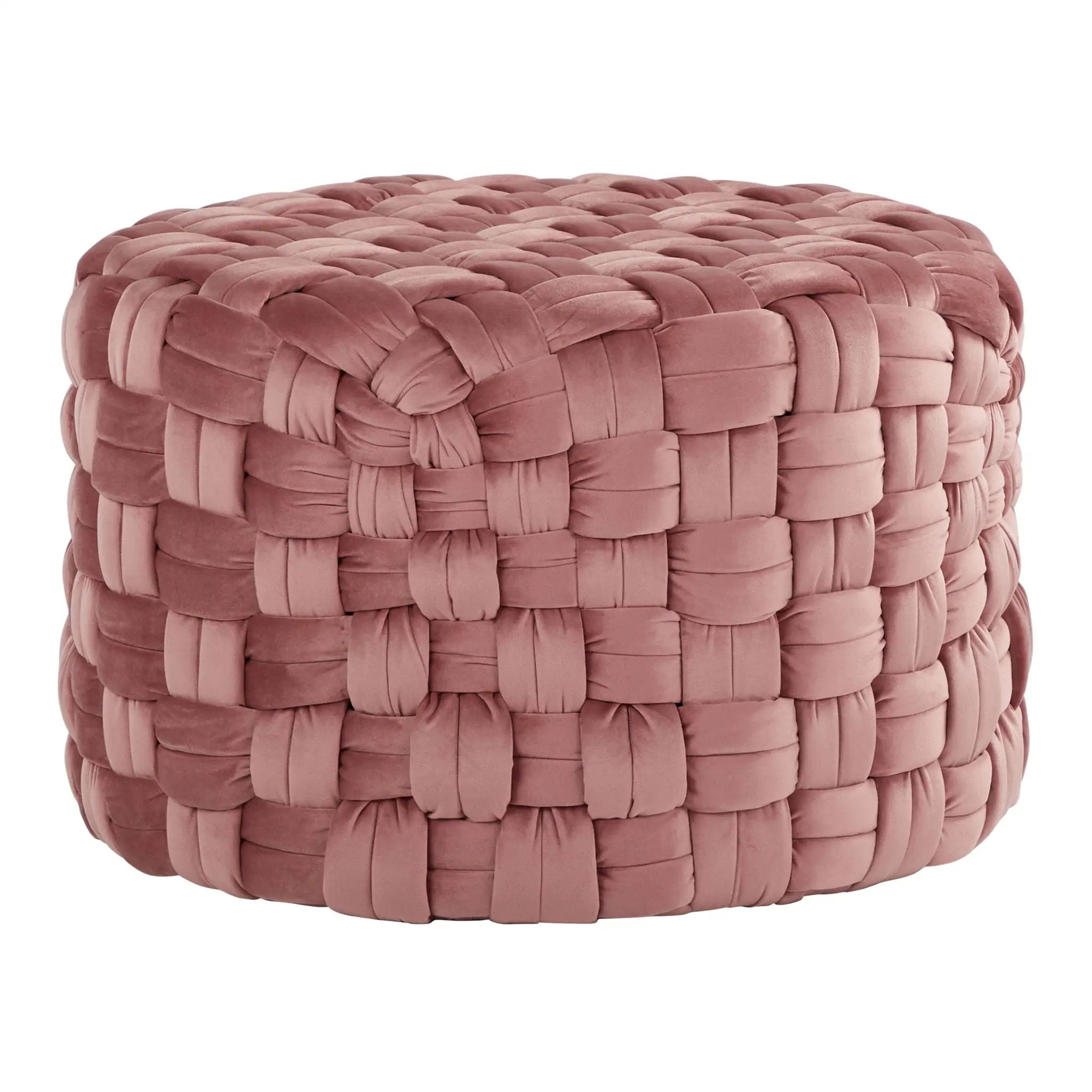 Braided - Versatile Round Ottoman by HouseOfZazla