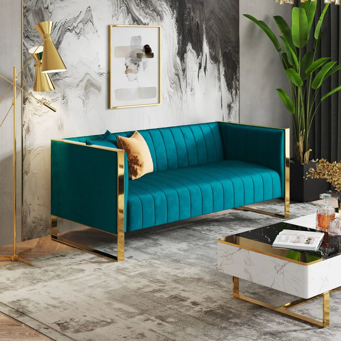 Trillium - 3 Seat Sofa by HouseOfZazla
