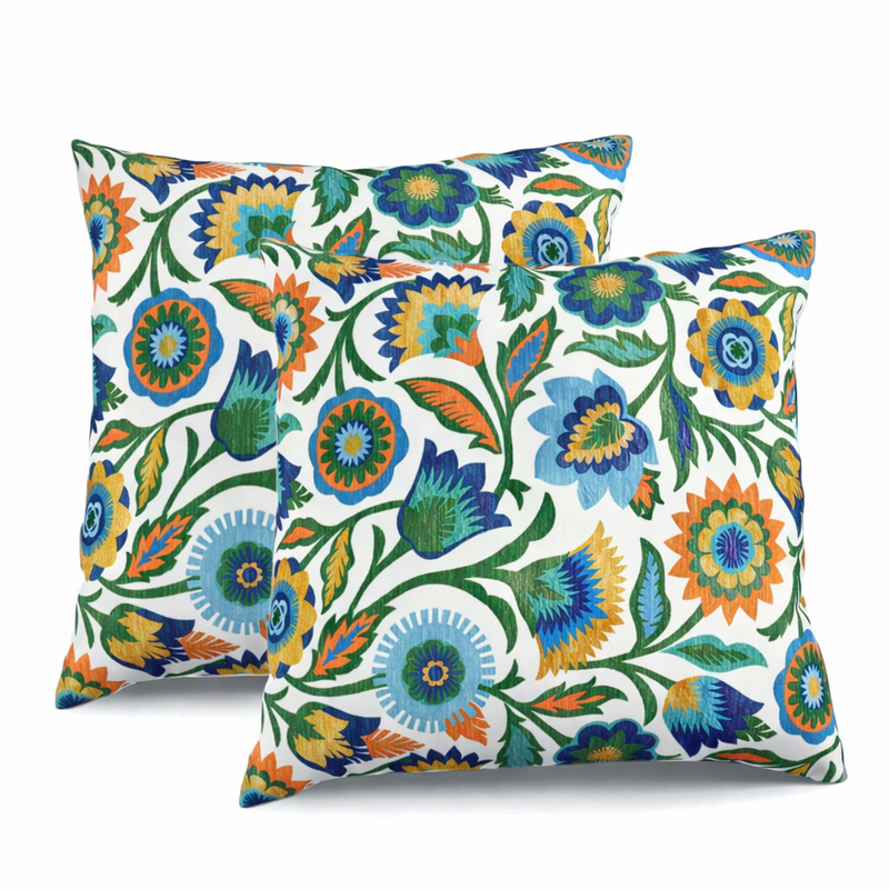 6 Pack Outdoor Pillow Covers - 18x18 Inch by HouseOfZazla