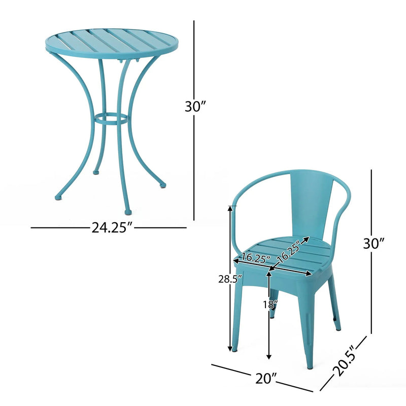 Yearn - 3 Piece Bistro Set With Table And 2 Chairs by HouseOfZazla