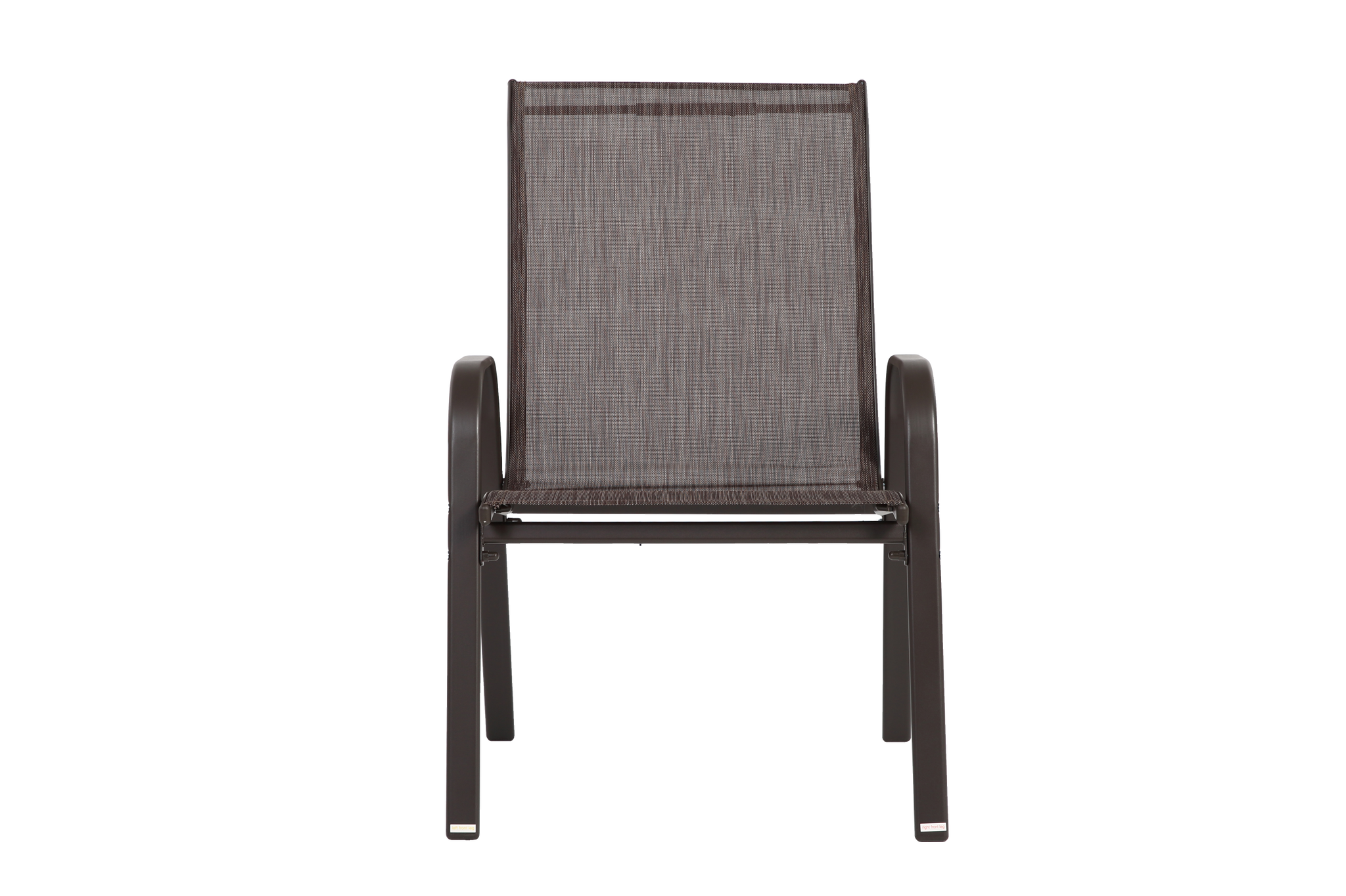 4 Piece Patio Chairs Set with Breathable Textilene Fabric (Brown) by HouseOfZazla