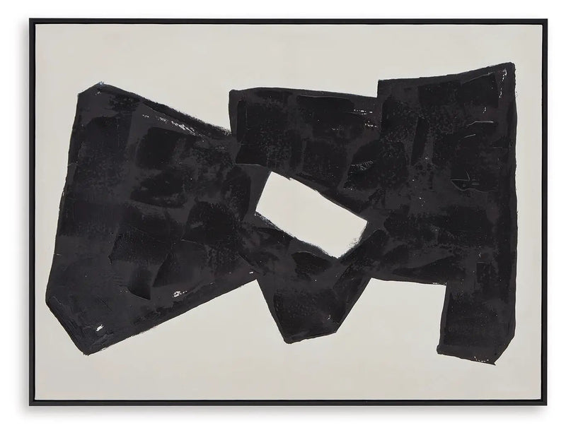 Garviery - Wall Art - Black / Cream by Unique Piece Furniture