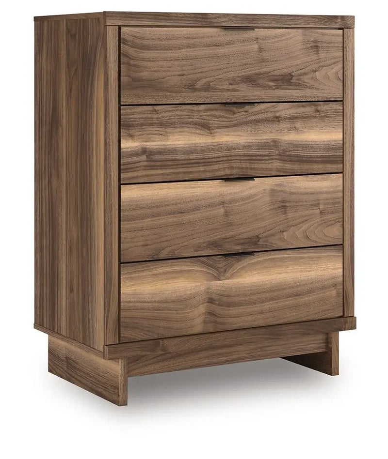 Chirason - Four Drawer Chest - Brown by Unique Piece Furniture