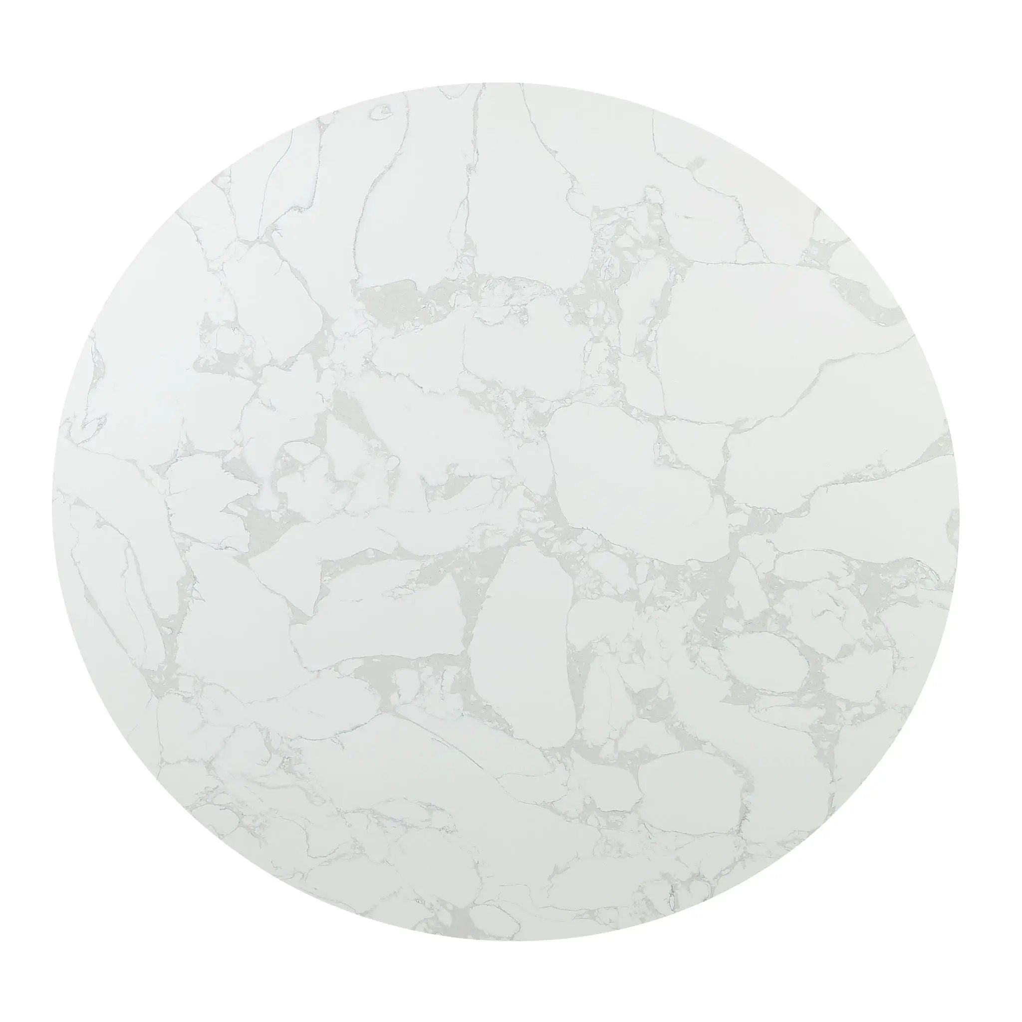 Clayten - Around Dining Table - Marble / Espresso by HouseOfZazla