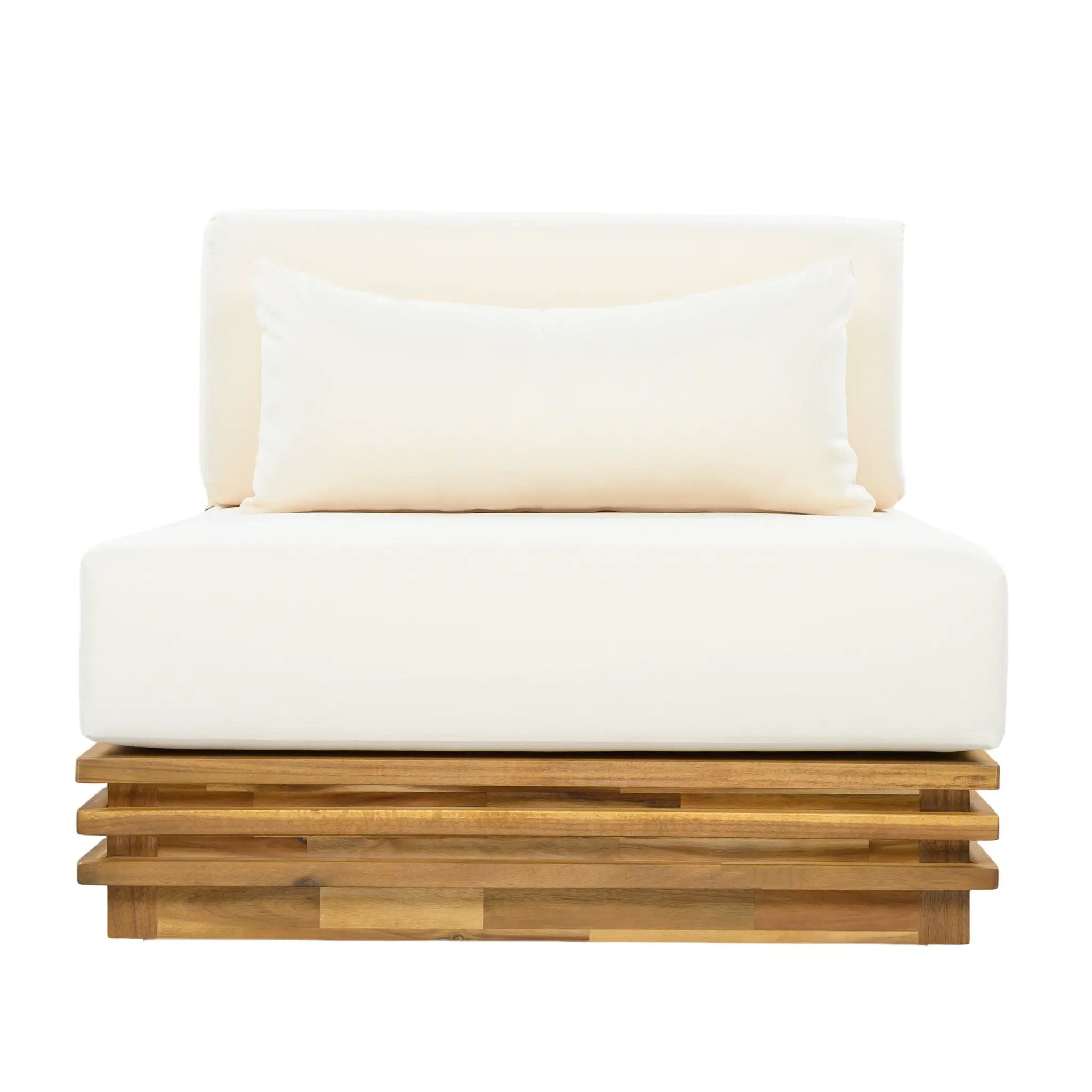 Oversized Outdoor 2-Piece Chat Set with Club Chair and Side Table by HouseOfZazla