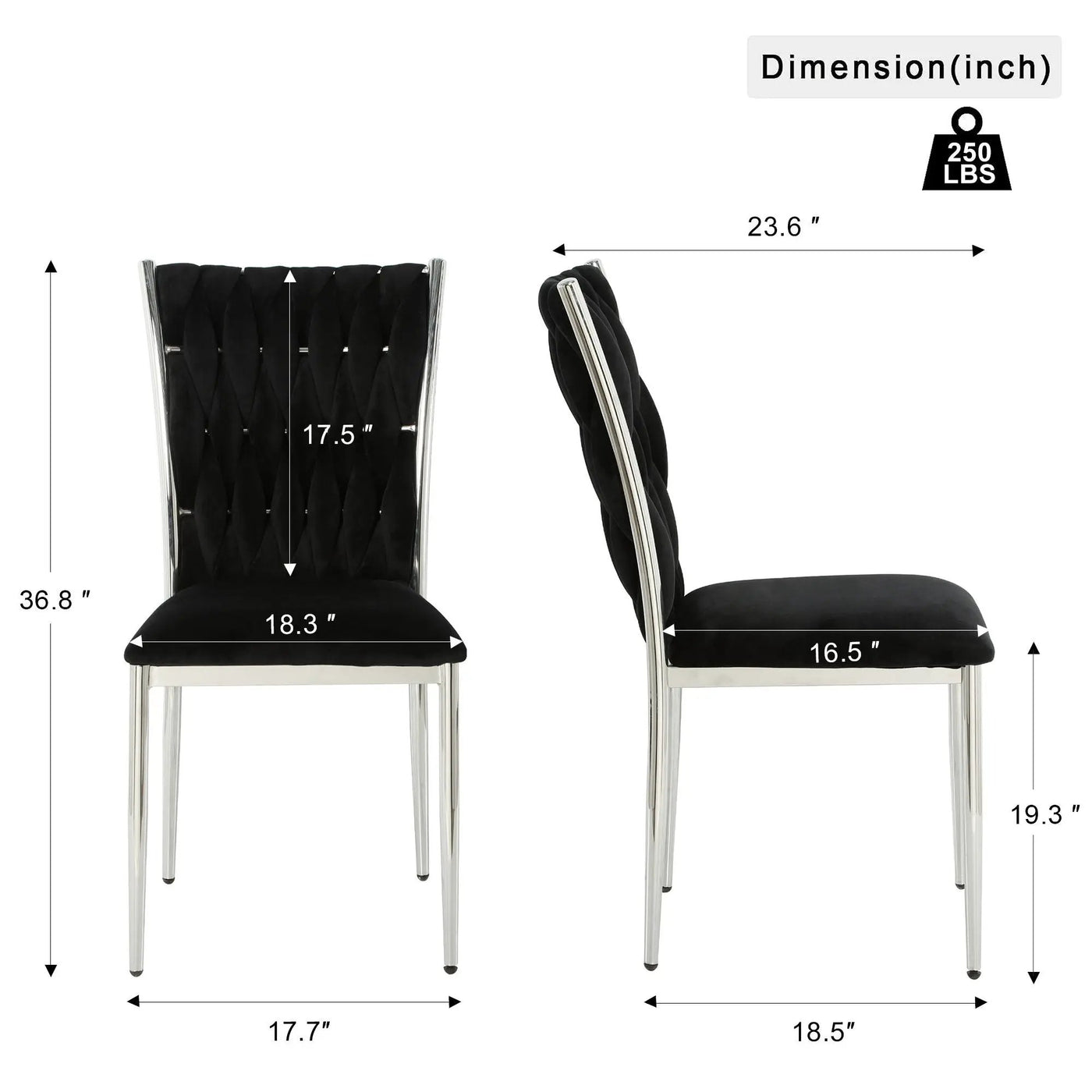 Modern Dining Chair Set For Dining Room by HouseOfZazla