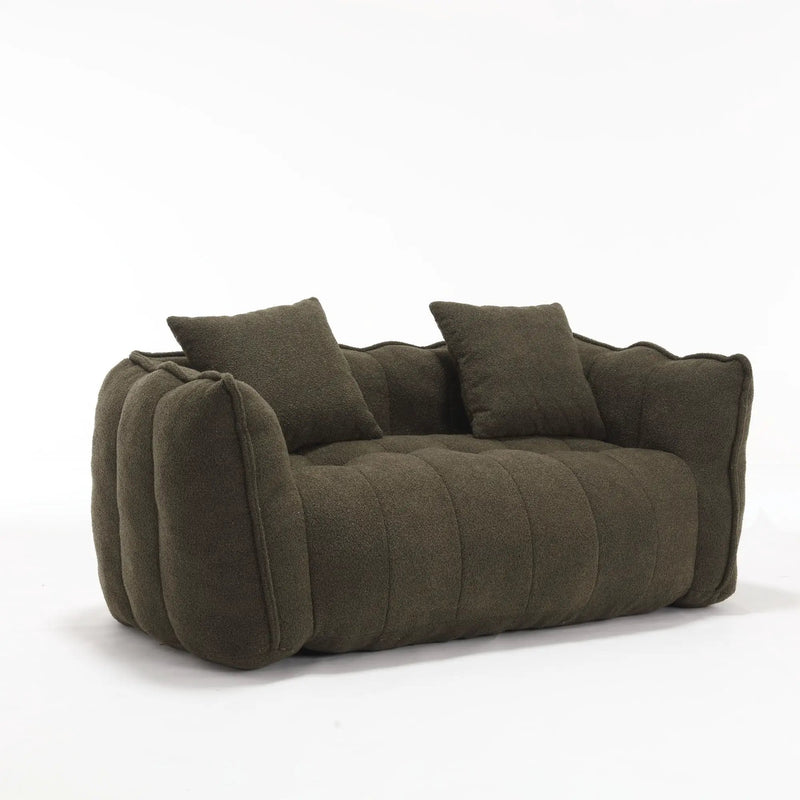 Cozy Beanbag Chair With High Resilience Foam Core For 2 by HouseOfZazla