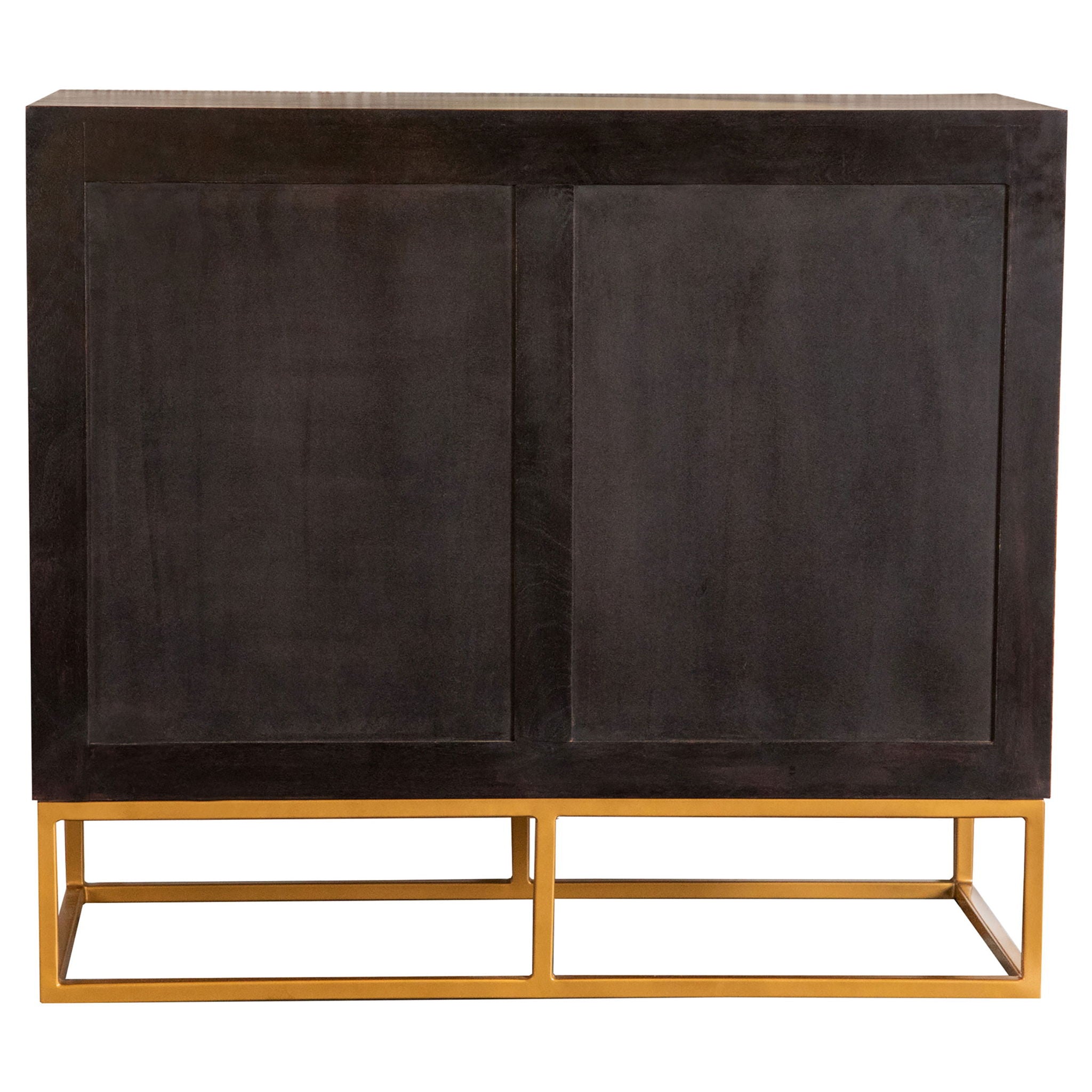 Denali - 2 Door Accent Cabinet With Variegated Grain Doors And Soft Base - Walnut by HouseOfZazla