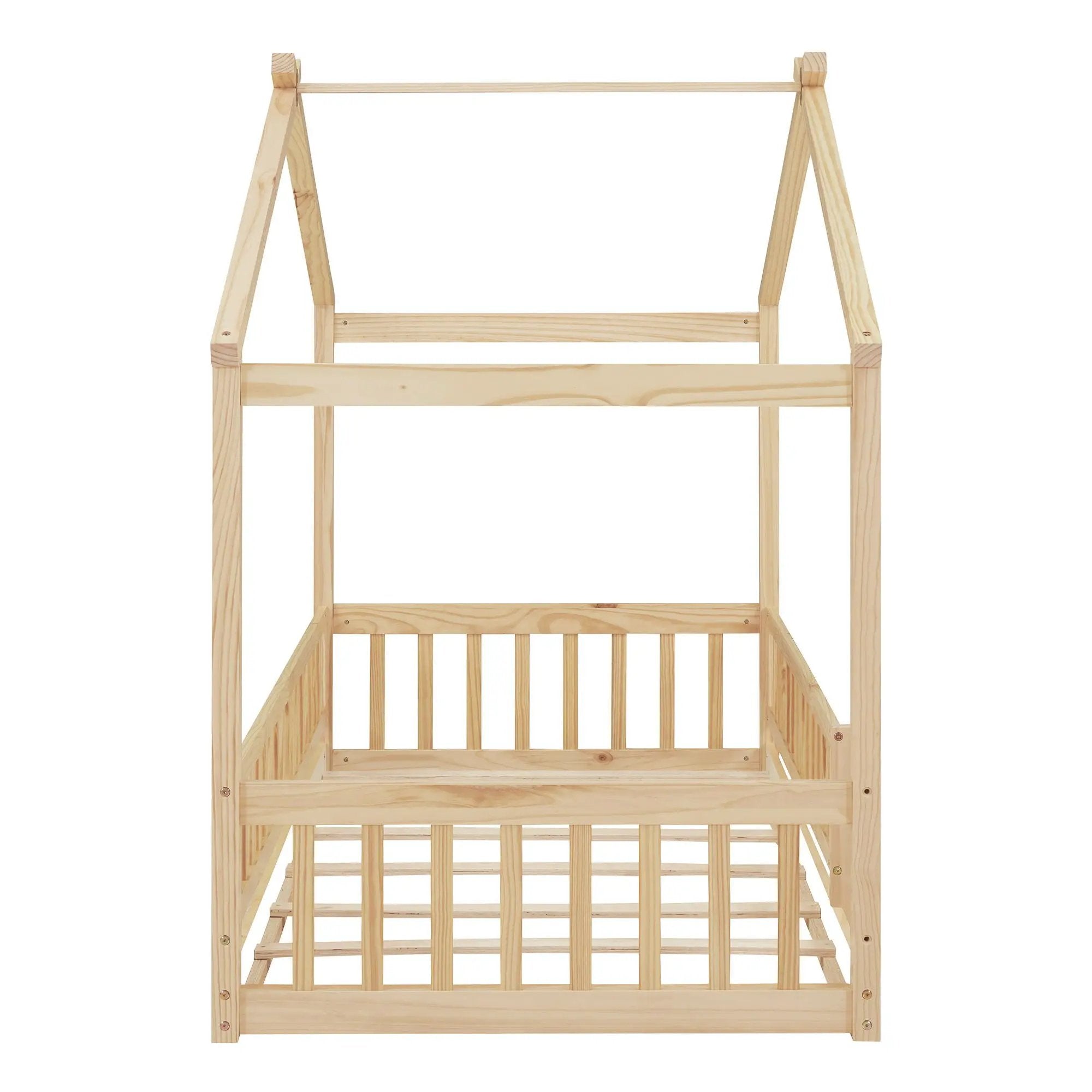 Bed House Bed Frame With Fence