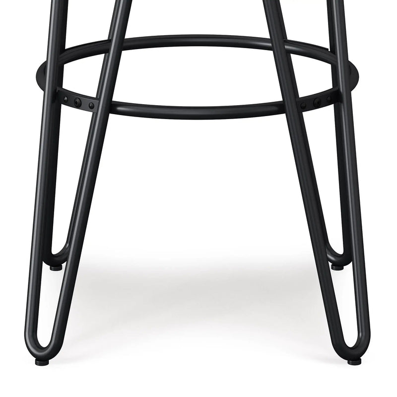 Simeon - Multifunctional Metal Stool With Wood Seat by Unique Piece Furniture