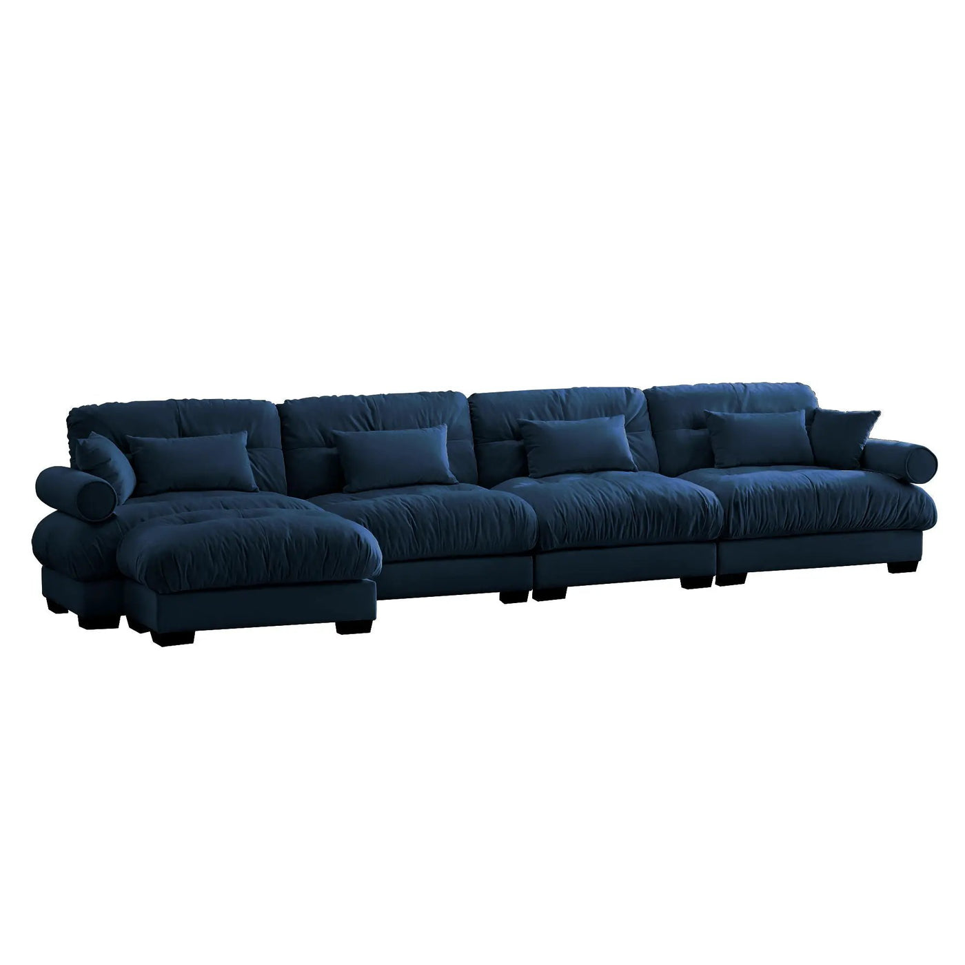 Super Comfort Oversized Modular Sectional Sofa With Movable Ottoman by Unique Piece Furniture
