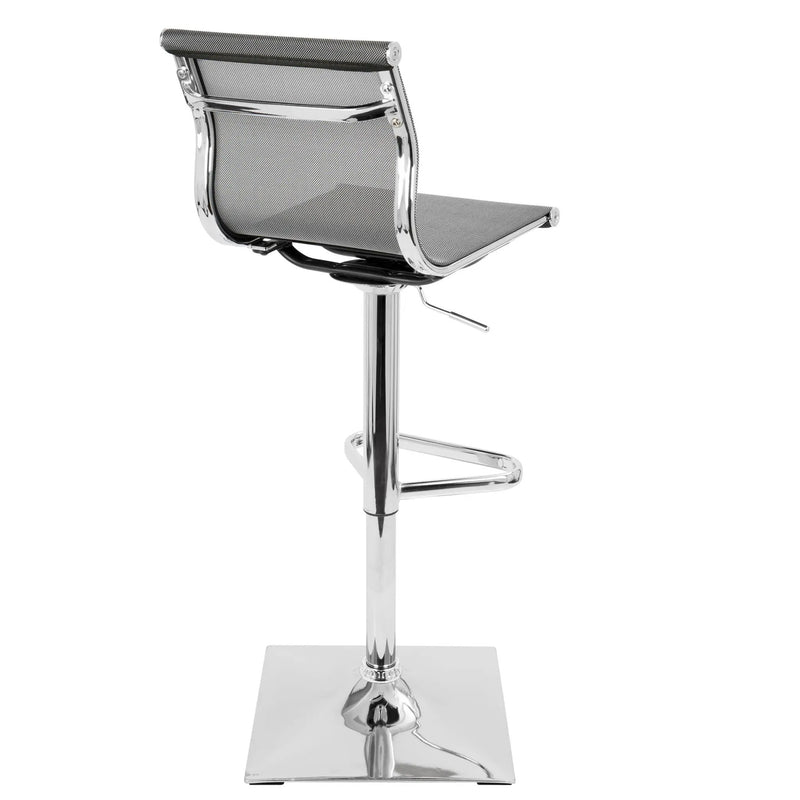 Mirage - Contemporary Adjustable Barstool With Swivel by HouseOfZazla