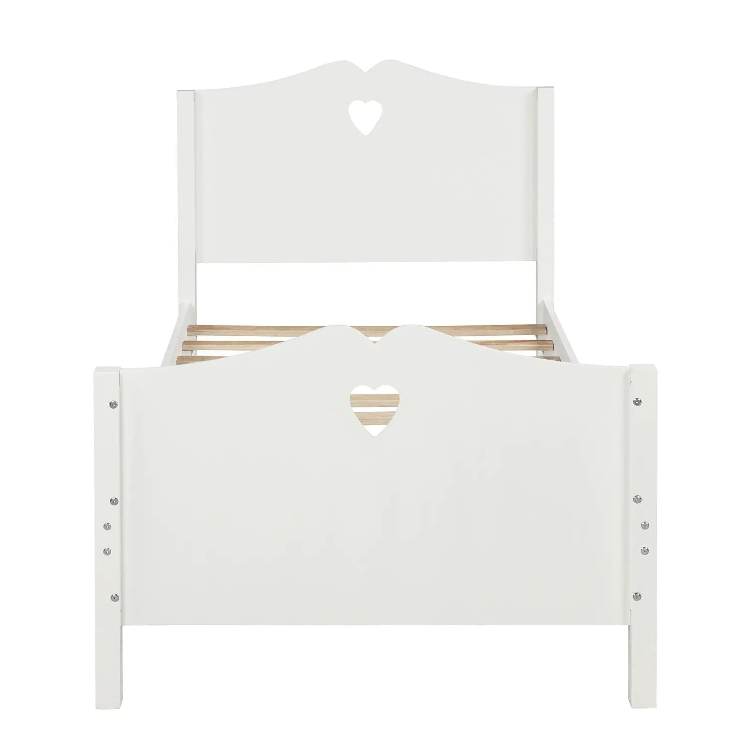 Platform Bed With Slat Support And Headboard And Footboard by HouseOfZazla