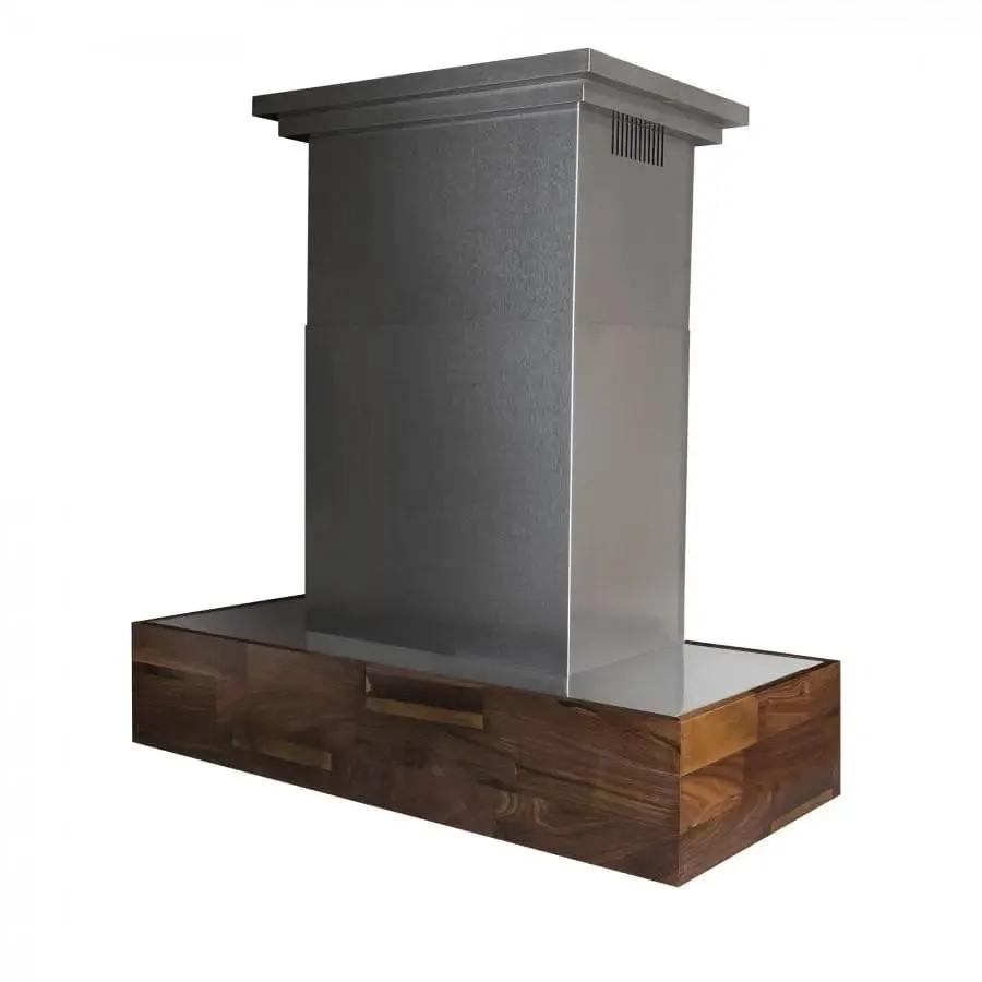 ZLINE 48" Wooden Wall Mount Range Hood Butcher Block, 681W-48 by Farmhouse Kitchen and Bath