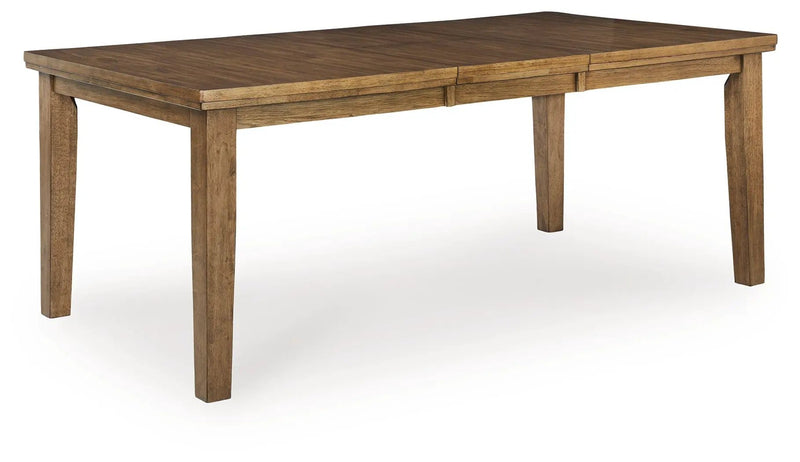 Urbinforte - Dining Room Butterfly Extension Table - Light Brown by Unique Piece Furniture