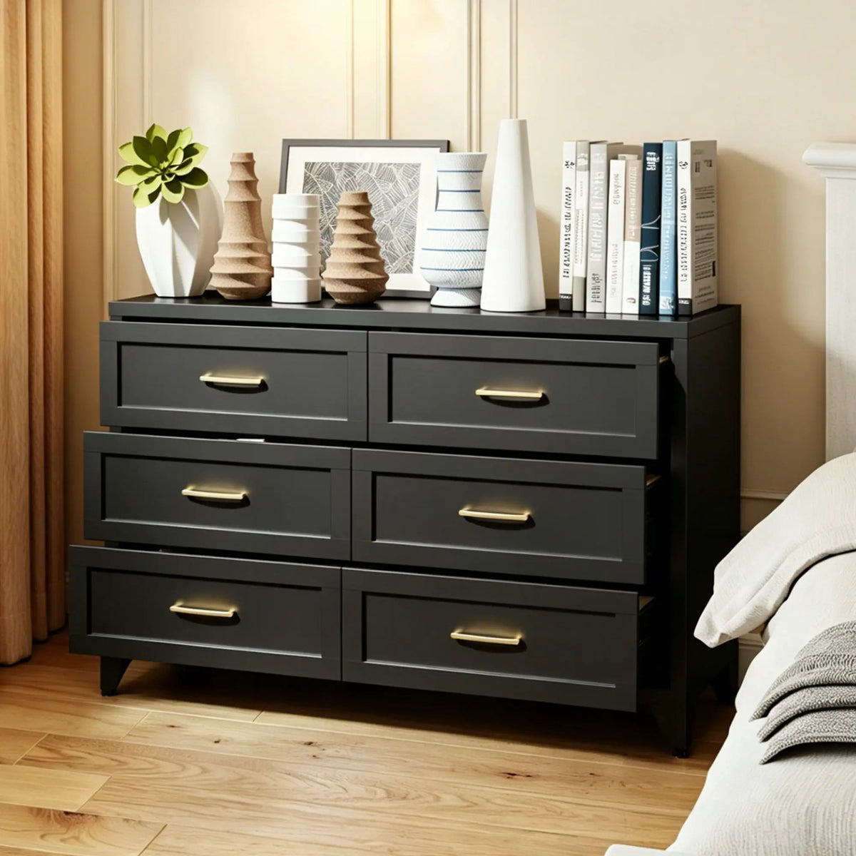 6 Drawer Dresser for Bedroom by HouseOfZazla