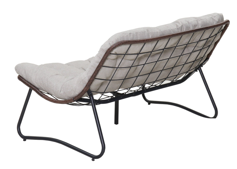 Patio Loveseat Sofa with Luxury Thick Cushion by HouseOfZazla