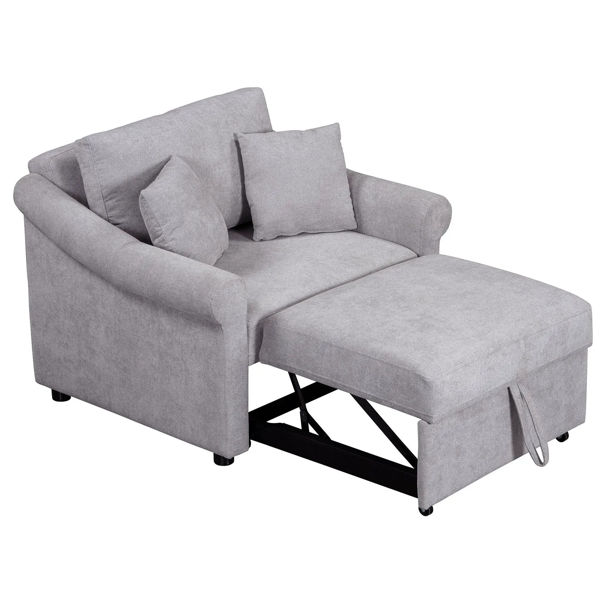 Convertible Sleeper Chair With Adjustable Backrest by HouseOfZazla